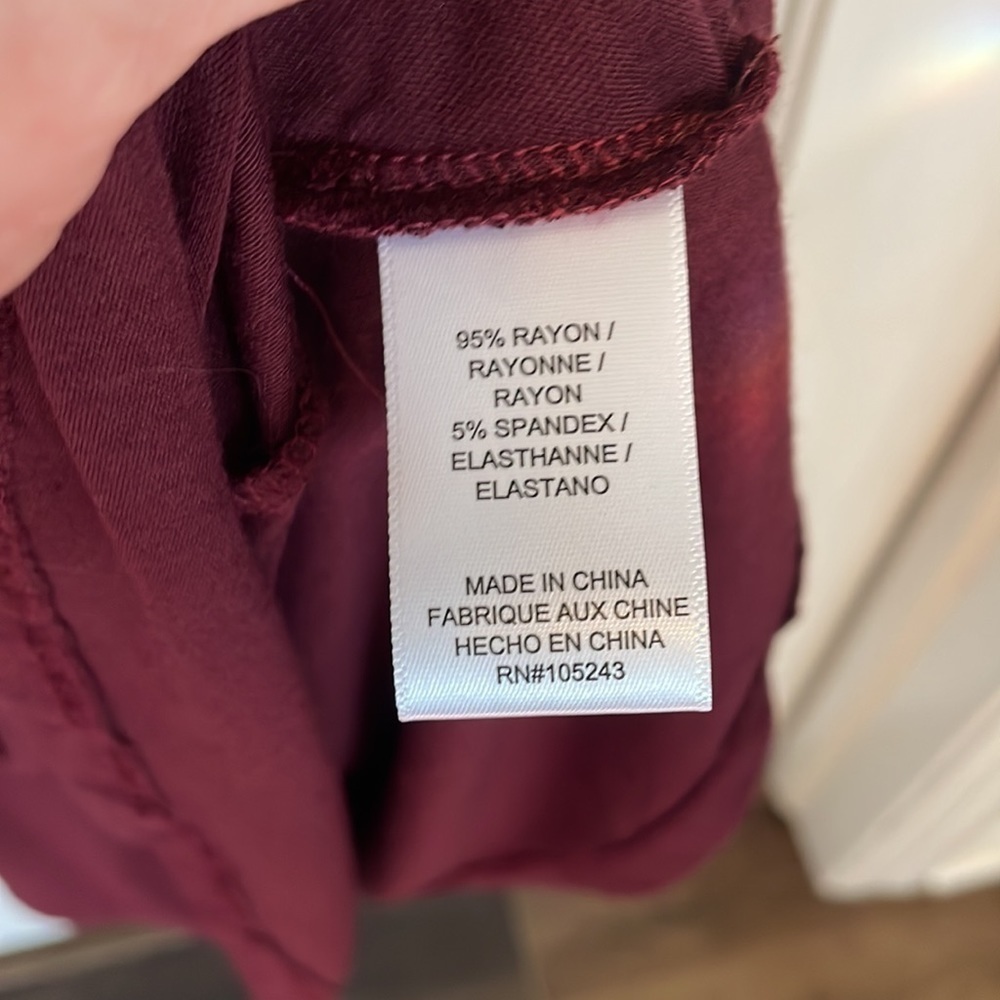 Cameo Appearance by Dia & Co. Kortney Tank Dress Burgundy.Size 1X - Picture 8 of 11